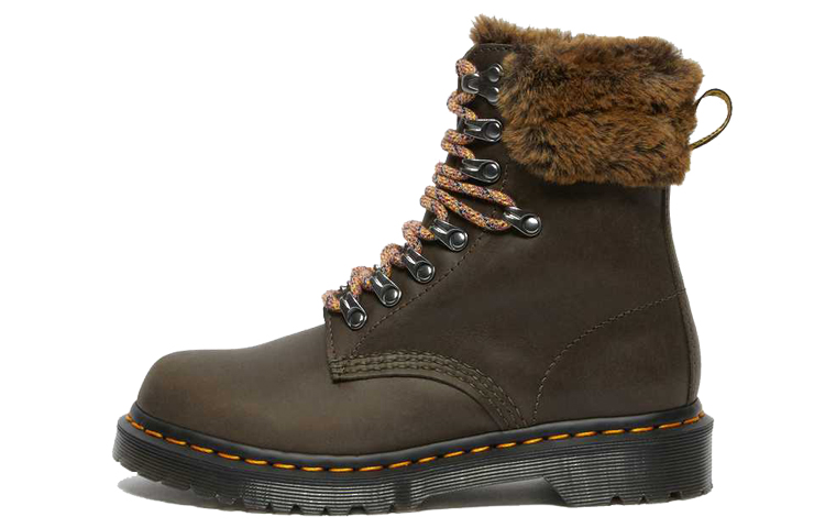 (Women) Dr. Martens 1460 Martin Boots Grey/Green 26951481