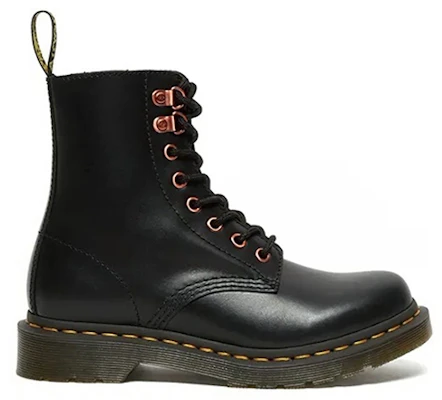 (W) Dr. Martens 1460 Cuero Suave Negro Set Regalo 'Ojalillos Oro Rosa' 26874001(C-BOX) Purchase (W) Dr. Martens 1460 Cuero Suave Negro Set Regalo 'Ojalillos Oro Rosa' 26874001(C-BOX)