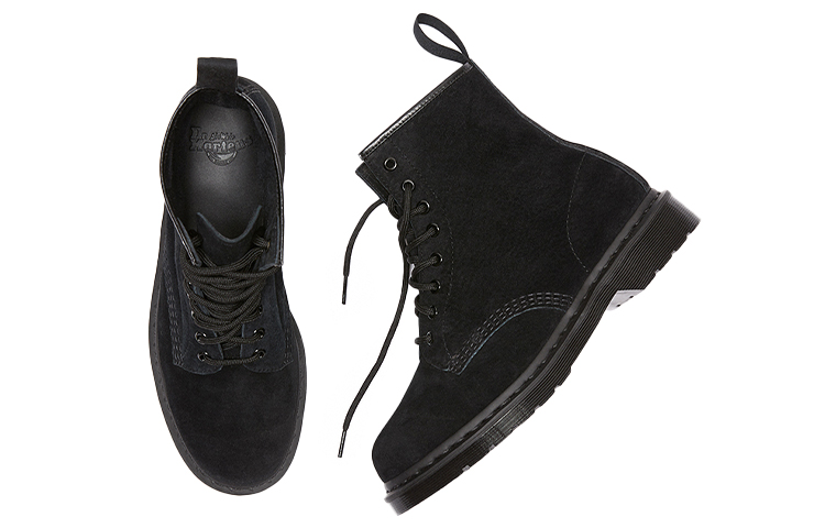 Lookbook (W) Dr. Martens 1460 Mono Suede 'Hitam' 25536001