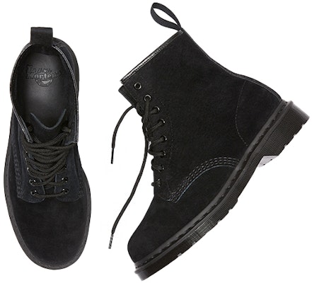 (W) Dr. Martens 1460 Mono Suede 'Hitam' 25536001 Lookbook (W) Dr. Martens 1460 Mono Suede 'Hitam' 25536001