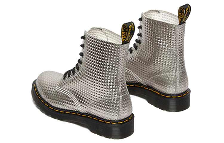 (W) Dr. Martens 1460 Pascal 'Embossed Leather Silver' 圖 4