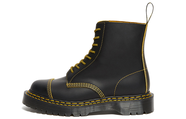 (W) Dr. Martens 1460 Pascal Bex Double Stitch 'Black Yellow'