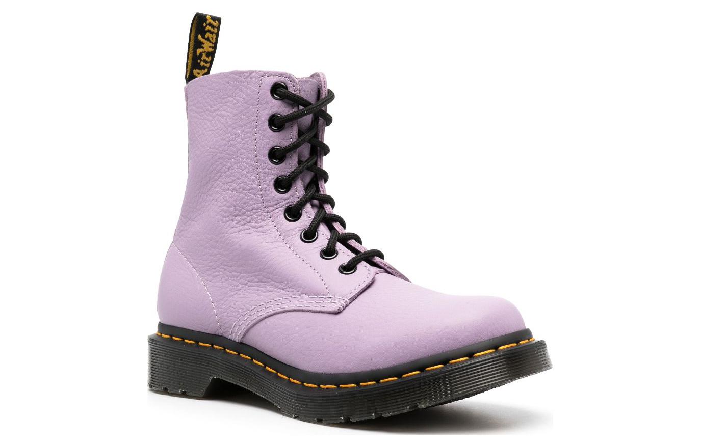 (W) Dr. Martens 1460 Pascal Black Eyelet Lace Up Boots 'Lilac' 圖 2