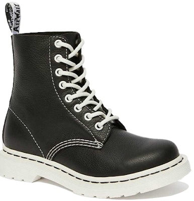(W) Botas Dr. Martens 1460 Pascal 'Virginia - Negro Blanco' 25817001 Order (W) Botas Dr. Martens 1460 Pascal 'Virginia - Negro Blanco' 25817001