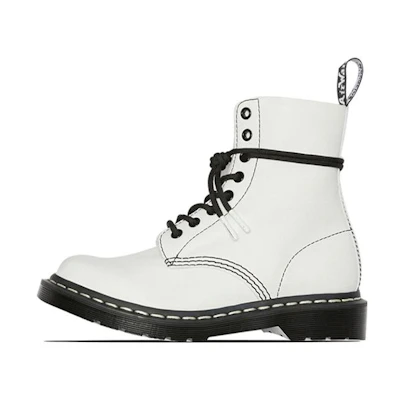 (W) Dr. Martens 1460 Pascal BW Boots For White