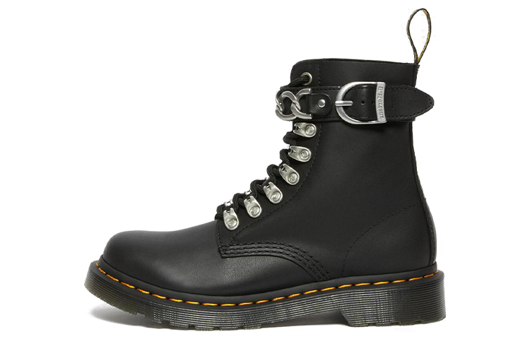 (Women) Dr. Martens 1460 Pascal Chain Leather Lace Up Boot 'Black' 27266001