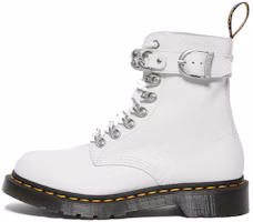 (Women) Dr. Martens 1460 Pascal Chain Leather Lace Up Boot 'White' 27266100 (Women) Dr. Martens 1460 Pascal Chain Leather Lace Up Boot 'White' 27266100