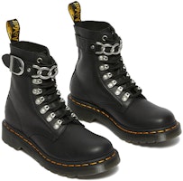 (W) Botas Dr. Martens 1460 Pascal Cadena de Cuero con Cordones 'Negro' 27266001 Lookbook (W) Botas Dr. Martens 1460 Pascal Cadena de Cuero con Cordones 'Negro' 27266001
