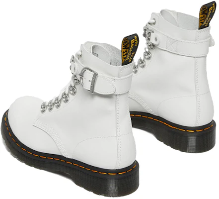 (W) Botas Dr. Martens 1460 Pascal Cadena de Cuero con Cordones 'Blancas' 27266100 Shop (W) Botas Dr. Martens 1460 Pascal Cadena de Cuero con Cordones 'Blancas' 27266100