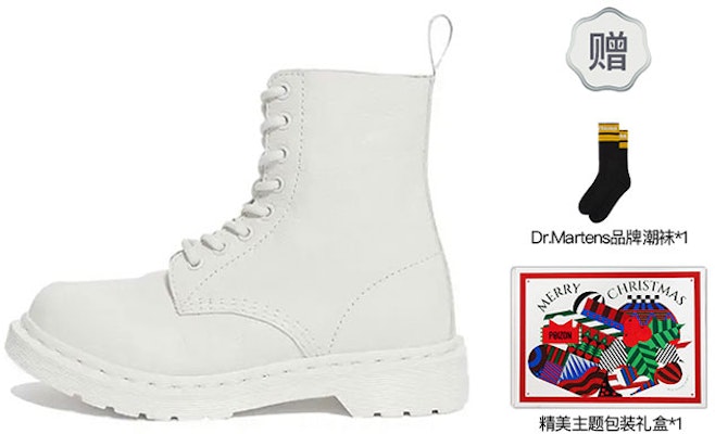 (W) Dr. Martens 1460 Pascal Set Regalo 'Blanco Nieve' 24480100(C-BOX) Buy (W) Dr. Martens 1460 Pascal Set Regalo 'Blanco Nieve' 24480100(C-BOX)