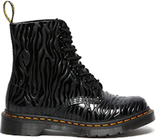 Order Dr.Martens/馬汀博士 1460 Pascal 斑馬紋壓花皮革馬丁靴 女款 黑