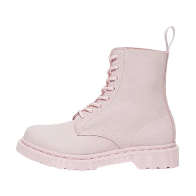 (W) Dr. Martens 1460 Pascal Mono Lace Up Boots 'Pink'