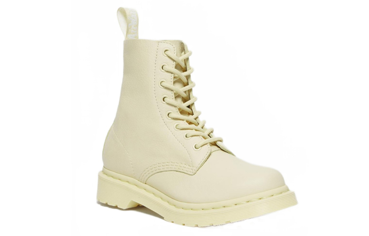 (W) Dr. Martens 1460 Pascal Mono Lace Up Boots 'Cream' 圖 2