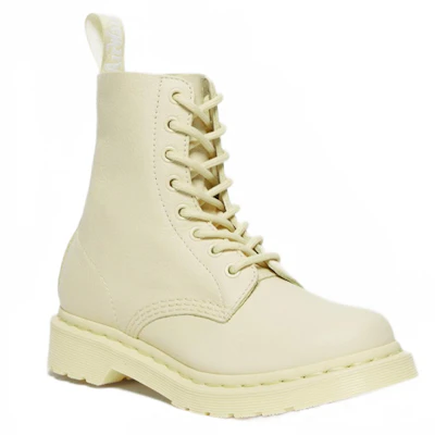 (W) Dr. Martens 1460 Pascal Mono Boot 'Cream' Sepatu Tali Krem 27580282 Order (W) Dr. Martens 1460 Pascal Mono Boot 'Cream' Sepatu Tali Krem 27580282