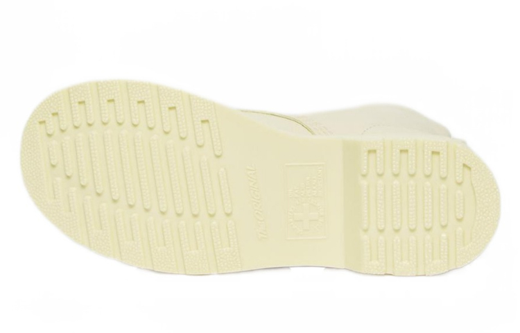 (W) Dr. Martens 1460 Pascal Mono Lace Up Boots 'Cream' 圖 5
