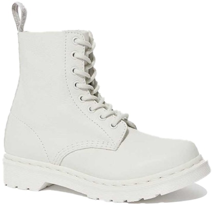 (W) Dr. Martens 1460 Pascal Mono Virginia 'Optical White' Putih 24480100 Order (W) Dr. Martens 1460 Pascal Mono Virginia 'Optical White' Putih 24480100