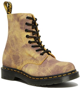 (W) Dr. Martens 1460 Pascal Tie Dye Boots Kulit Tali 'Burnt Yellow' 27962745 Order (W) Dr. Martens 1460 Pascal Tie Dye Boots Kulit Tali 'Burnt Yellow' 27962745