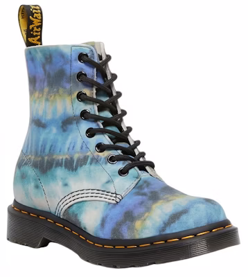 (Women) Dr. Martens 1460 Pascal Tie Dye Leather Lace Up Boots 'Blue' 27242400 Order (Women) Dr. Martens 1460 Pascal Tie Dye Leather Lace Up Boots 'Blue' 27242400