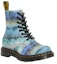Order (W) Dr. Martens 1460 Pascal Tie Dye But Kulit Lace Up 'Biru' 27242400