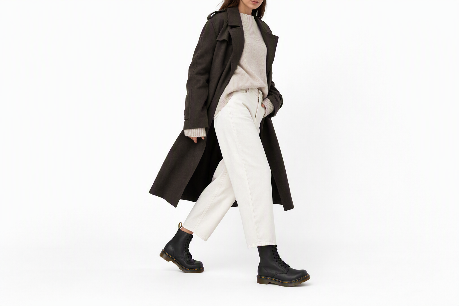 Order Dr. Martens 1460 Pascal 弗吉尼亚皮革系带靴 '黑色' 13512006
