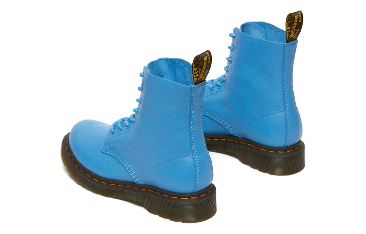 ニューシーズン Dr. Martens パスカル バージニア ラウンドトゥ W) ドクターマーチン 1460 パスカル バージニア ブーツ (青