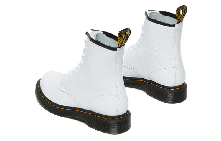 Purchase (W) Botas Dr. Martens 1460 de Charol con Grabado de Cocodrilo en Cuero 'Blancas' 26855100