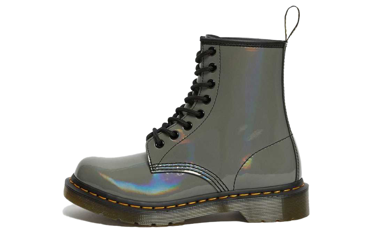 Buy (W) Dr. Martens 1460 Rainbow Patent But Lace 'Gunmetal' 26705029