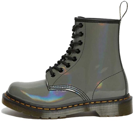 (Women) Dr. Martens 1460 Rainbow Patent Lace Up Boots 'Gunmetal' 26705029 Buy (Women) Dr. Martens 1460 Rainbow Patent Lace Up Boots 'Gunmetal' 26705029