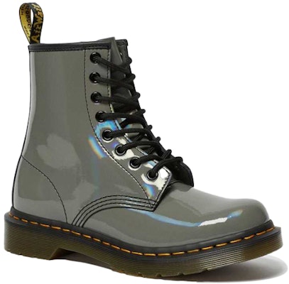 (Women) Dr. Martens 1460 Rainbow Patent Lace Up Boots 'Gunmetal' 26705029 Order (Women) Dr. Martens 1460 Rainbow Patent Lace Up Boots 'Gunmetal' 26705029
