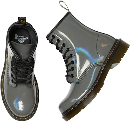 (Women) Dr. Martens 1460 Rainbow Patent Lace Up Boots 'Gunmetal' 26705029 Lookbook (Women) Dr. Martens 1460 Rainbow Patent Lace Up Boots 'Gunmetal' 26705029