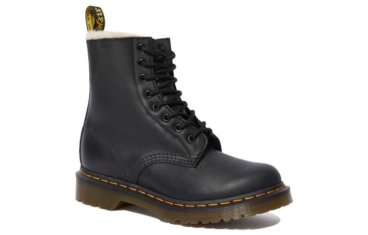 Shop (W) Dr. Martens 1460 Berbulu Hitam Pelapik Tiruan 21797001