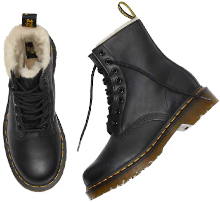 (W) Dr. Martens 1460 Berbulu Hitam Pelapik Tiruan 21797001 Purchase (W) Dr. Martens 1460 Berbulu Hitam Pelapik Tiruan 21797001