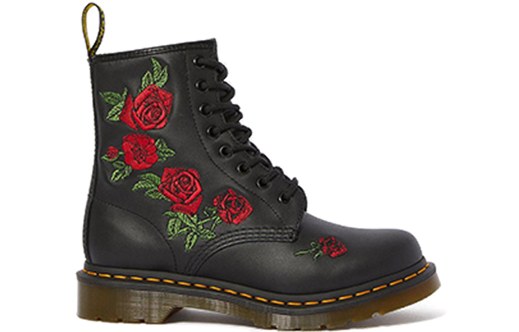 Order (W) 马丁博士1460软皮T 'Vonda - 黑色' 24722001