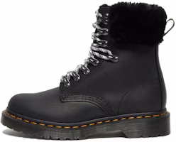 (Women) Dr. Martens 1460 Stay Warm Wear-resistant fur Martin boots Black 26951001 (Women) Dr. Martens 1460 Stay Warm Wear-resistant fur Martin boots Black 26951001