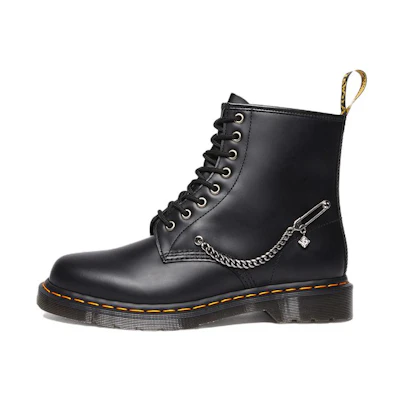 (W) Dr. Martens 1460 Swarovski Leather Lace Up Boots 'Black'