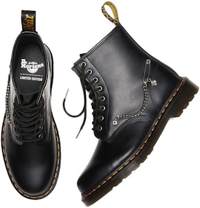 (W) 马丁博士1460施华洛世奇皮革系带靴‘黑色’ 28016001 Shop (W) 马丁博士1460施华洛世奇皮革系带靴‘黑色’ 28016001