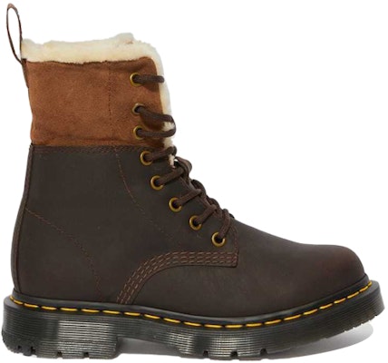 (Women) Dr. Martens 1460 Wintergrip Brown 24014201 Order (Women) Dr. Martens 1460 Wintergrip Brown 24014201