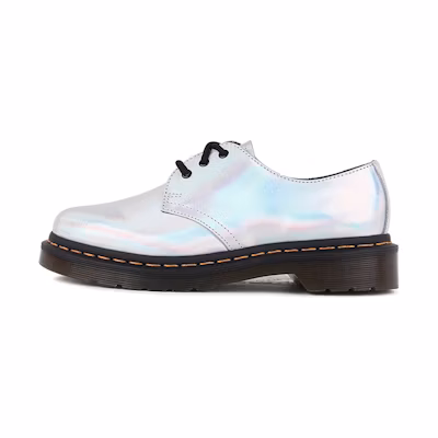 (W) Dr. Martens 1461 3-Eye 'Silver'