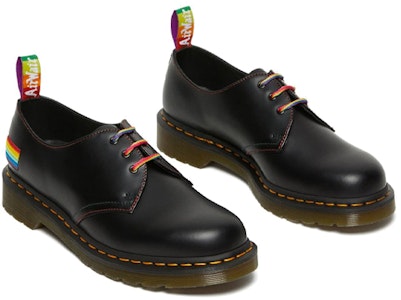 Dr. Martens/馬汀博士 1461 透氣輕便 時尚休閒平底鞋 黑 Shop Dr. Martens/馬汀博士 1461 透氣輕便 時尚休閒平底鞋 黑