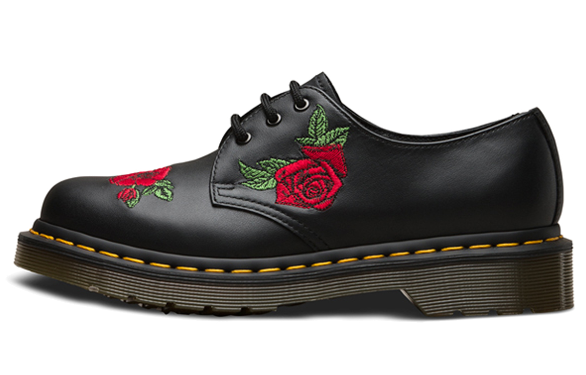 (W) Dr. Martens 1461 'Black Rose'