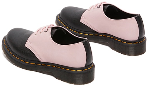 Dr. Martens 馬汀博士 荔枝紋軟皮3孔平底鞋 女款 粉色 Shop Dr. Martens 馬汀博士 荔枝紋軟皮3孔平底鞋 女款 粉色