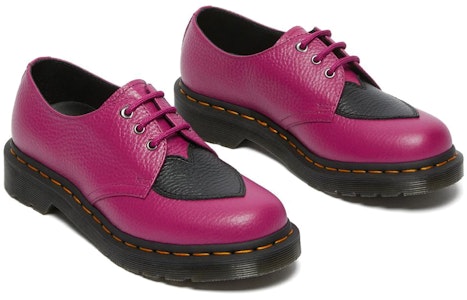Dr.Martens/馬丁博士 1461 皮革 時尚休閒低筒鞋 女款 紫紅拼色 Shop Dr.Martens/馬丁博士 1461 皮革 時尚休閒低筒鞋 女款 紫紅拼色