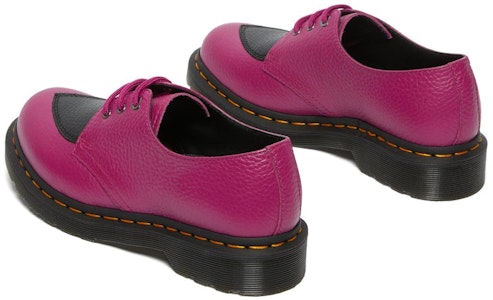 Dr.Martens/馬丁博士 1461 皮革 時尚休閒低筒鞋 女款 紫紅拼色 Purchase Dr.Martens/馬丁博士 1461 皮革 時尚休閒低筒鞋 女款 紫紅拼色