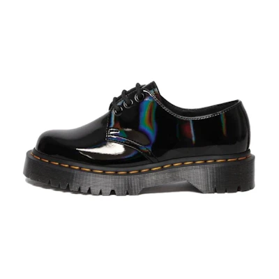 (W) Dr. Martens 1461 Bex 3 Eye Shoe 'Black Rainbow'