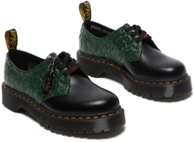 Dr.Martens馬汀博士 1461 BEX系列 皮革 復古平底 休閒鞋 男女款 黑綠色 Shop Dr.Martens馬汀博士 1461 BEX系列 皮革 復古平底 休閒鞋 男女款 黑綠色