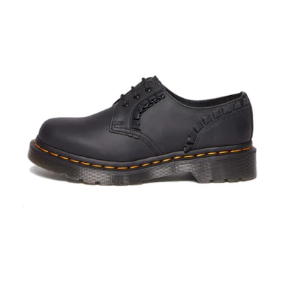 (W) Dr. Martens 1461 Frill Nappa Leather Oxford Shoes 'Black'