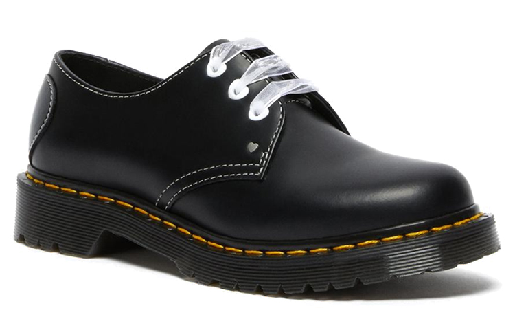 (W) Dr. Martens 1461 Hearts Smooth Patent 'Black English' 圖 3