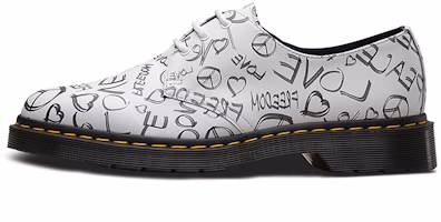 (Women) Dr. Martens 1461 'White Black' 24434101 (Women) Dr. Martens 1461 'White Black' 24434101