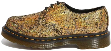(Women) Dr. Martens 1461 Metallic Leather Oxford Shoes 'Iridescent Crackle - Gold' 25729710 (Women) Dr. Martens 1461 Metallic Leather Oxford Shoes 'Iridescent Crackle - Gold' 25729710