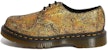 (W) Dr. Martens 1461 Kasut Kulit Metalik 'Iridescent Crackle - Emas' 25729710